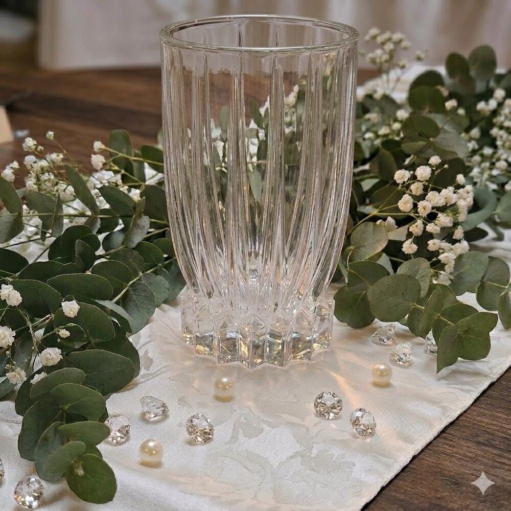 Vintage Brilliant Cut Lead Crystal Vase